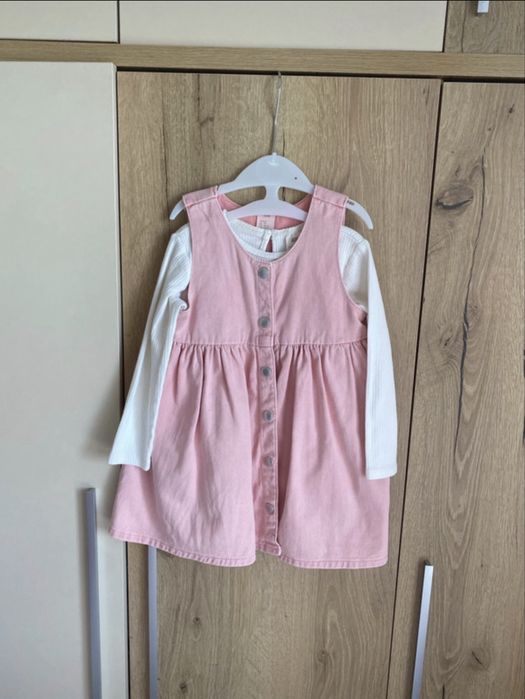 Sarafan si bluza roz H&M marimea 92