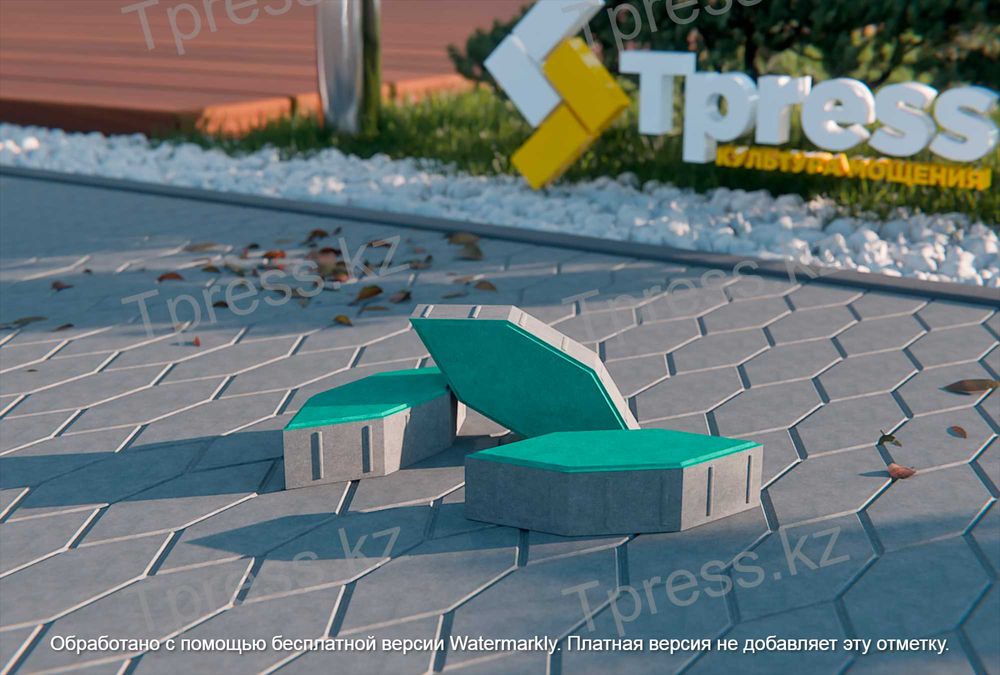 Брусчатка Кристалл  273х100х60 мм