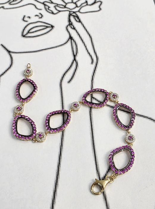 Элегантный браслет из золота 750