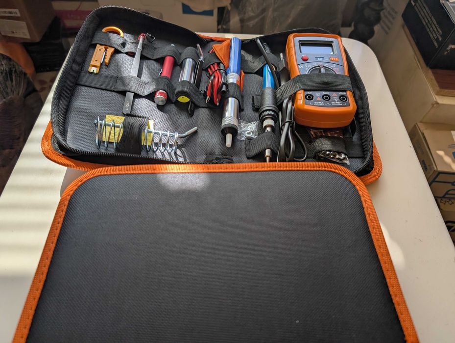 Комплект Електрически Поялник 19 части 60W, Регулируема Температура