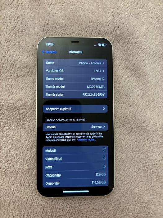 Iphone 12 Alb 128 GB