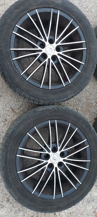 Джанти 5 100 r 16 алуминиеви. Гуми 205 55 16