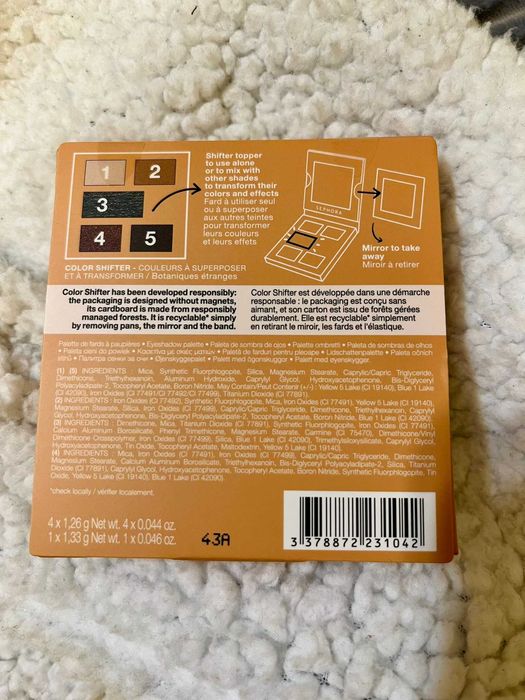 Paleta Farduri de Pleoape Sephora Noua 'Color Shifter'