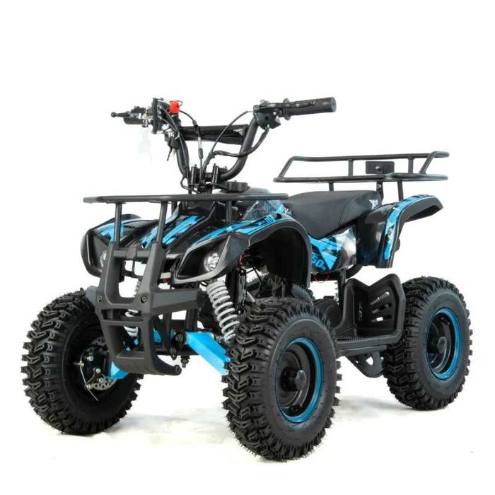 Mini atv XTR M7, roti 6 inch, 50cc, 2 timpi, pornire la buton, culoare rosu sau albastru