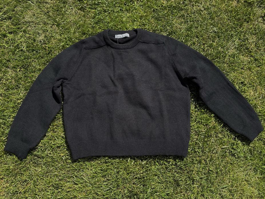 Acne Studios Bluza Neagra Cropped