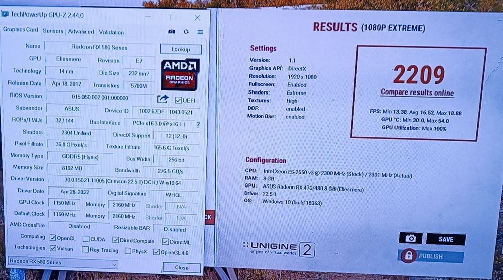 Asus ROG RX580 8Gb
