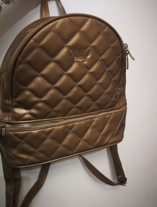 Ghiozdan GUESS auriu