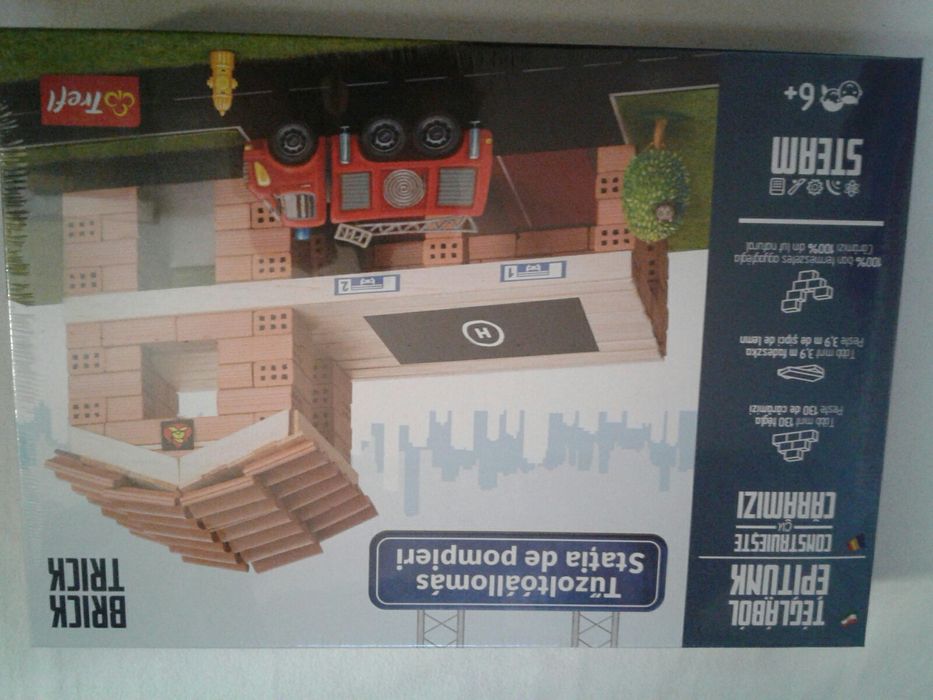 Cel mai bun la AVAP Trefl Statia de pompieri, set lut lemn nou,sigilat