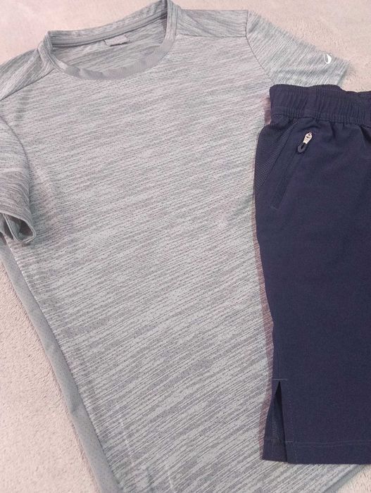 Дрехи за момче, тениска, шорти Kipsta в идеално състояние