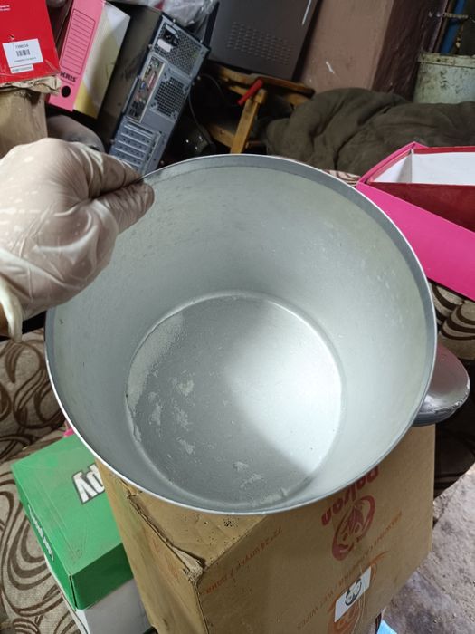 Банка с крышкой аллюминевая