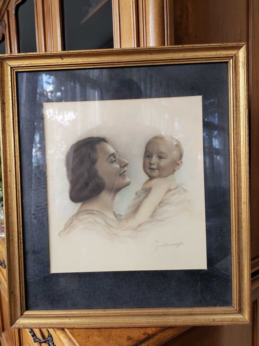 Tablou Federico Zandomeneghi 1841 - 1917  - pastel