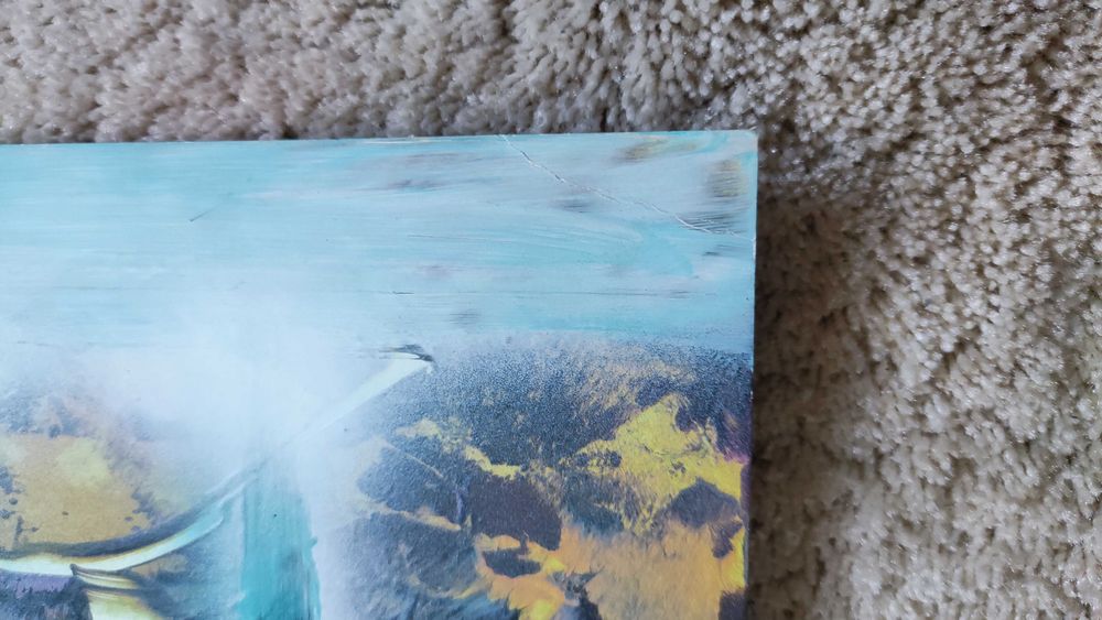 Картина рисувана със спрей 48х34см