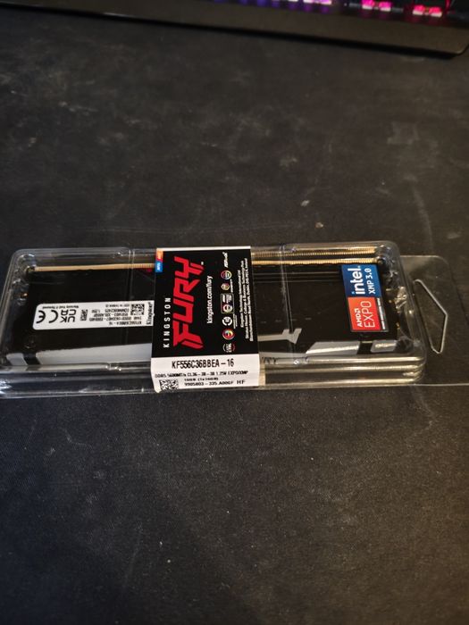 RAM памет Kingston DDR5 5800MT  1 x 16 GB ARGB