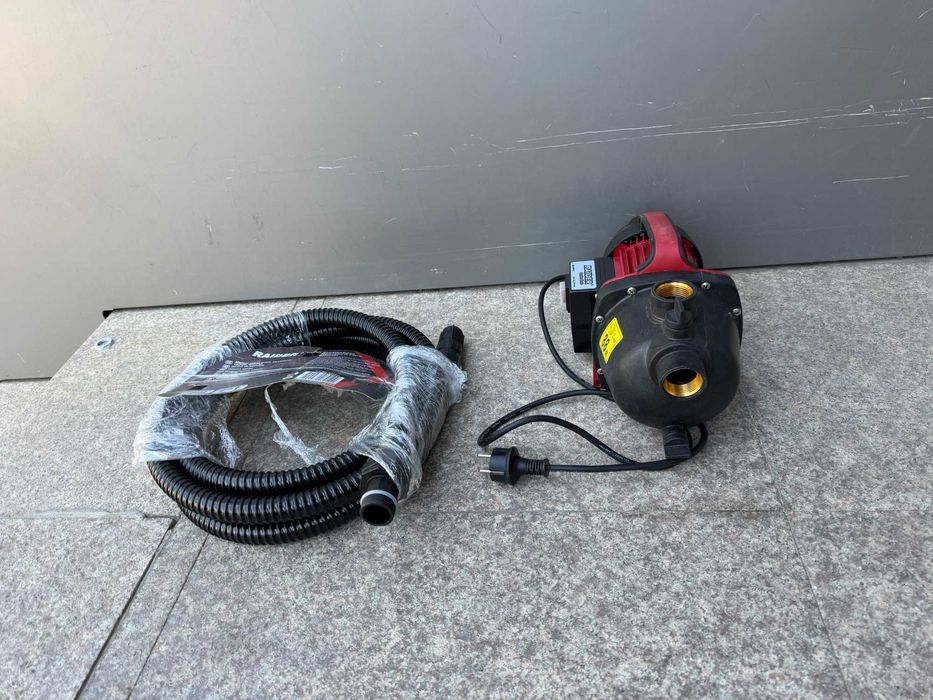 Помпа водна 600W 1" max 50L/min 35m RD-WP43 +Маркуч смукателен Ø1" 4m