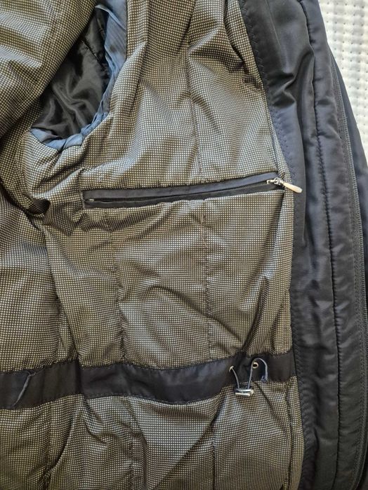 Стилно мъжко зимно яке Alberto Gianni със скрита качулка