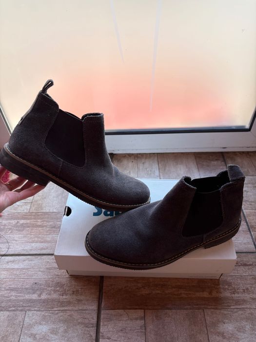 Ghete barbati din piele intoarsa