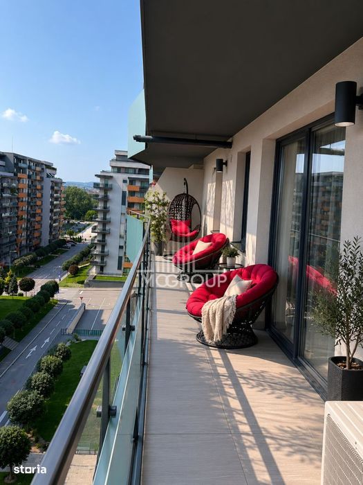 Inchiriere apartament elegant 3 camere, 2 bai & terasa, Sopor