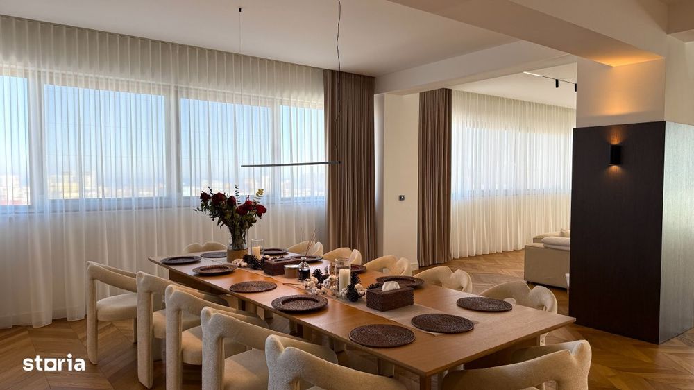 Penthouse pe bune, 5 camere, vedere la Mare si la Lac, 5 parcari subte