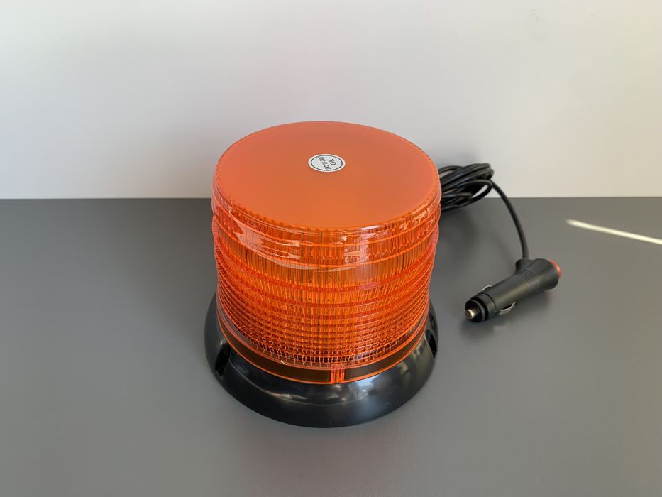 Girofar auto stroboscopic 40 LED galben rosu albastru magnet 12V-24V