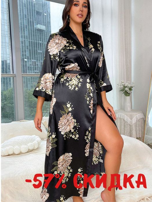 Шёлковые халаты, кимоно.Женский халат