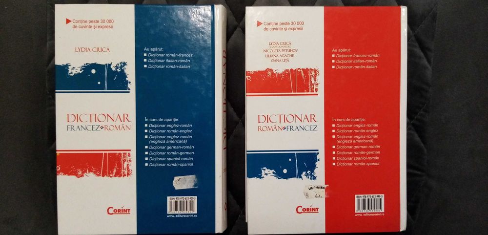 Dictionare roman-francez si francez-roman noi