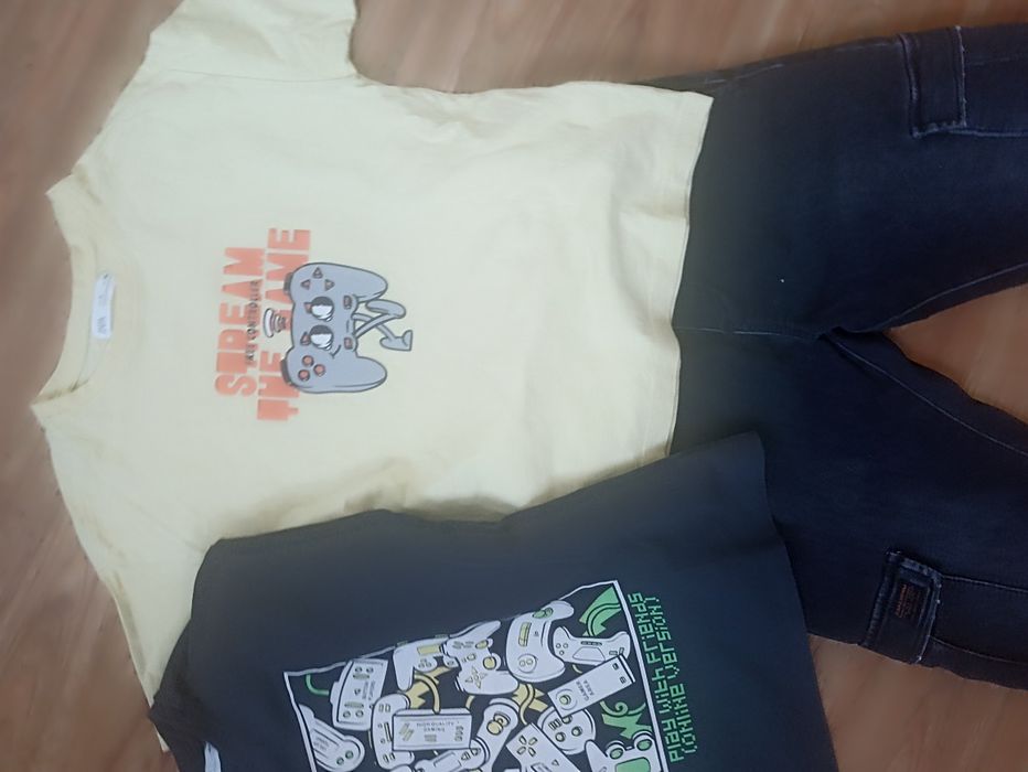 Zara одежда на мальчика, джогеры 134