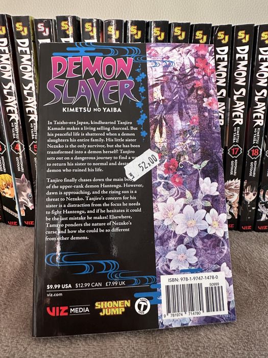 Colectie carti manga Demon Slayer