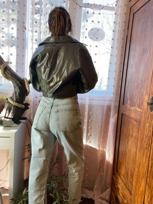 Дънки висока талия zara S