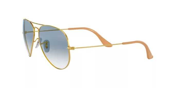 Ochelari de Soare RB 3025 Ray-Ban Aviator Large Metal 001/3F marime 55