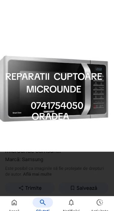 Reparatii cuptoare microunde