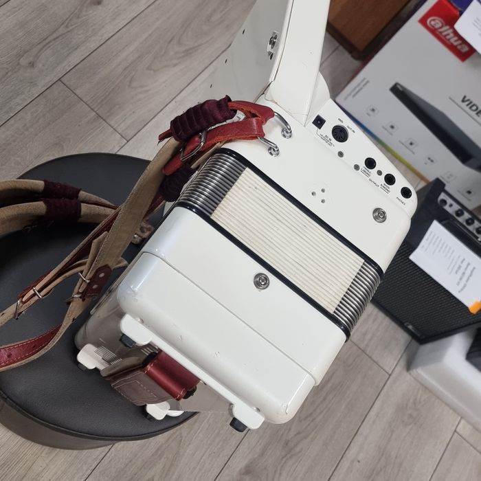 Amanet F28: Acordeon Electronic Roland FR3x Alb
