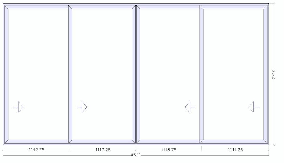 Дограма алуминиево плъзгане