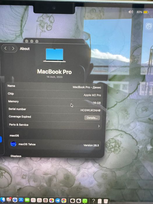 MacBook Pro 14” M2. 16gb. 512gb