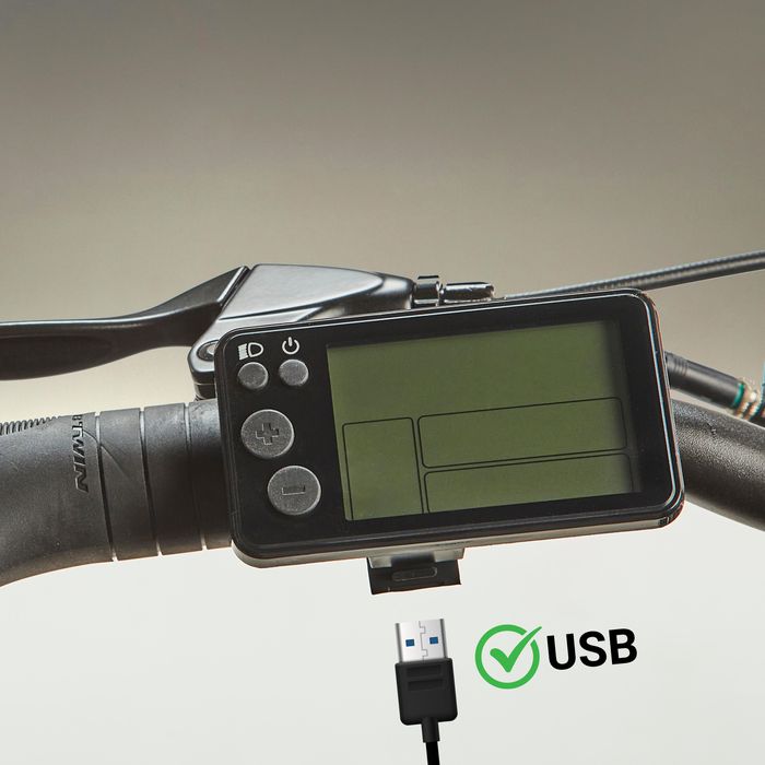 Bicicletă polivalentă electrică Original - produs resigilat Decathlon