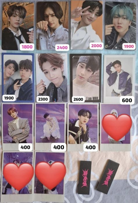 Продам офиц. карты STRAY KIDS