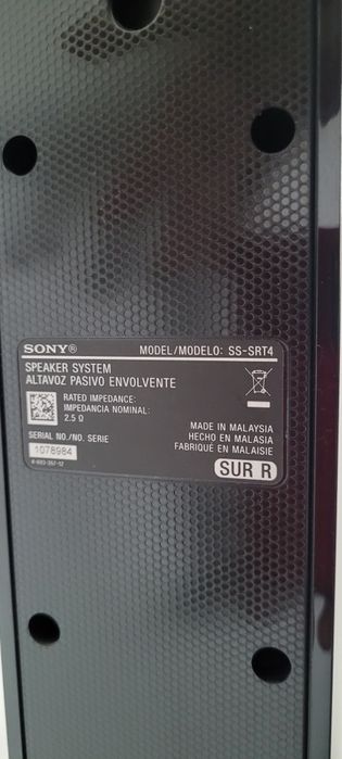 Soundbar Sony HTRT4, 600W, 5.1, sunet surround, Bluetooth