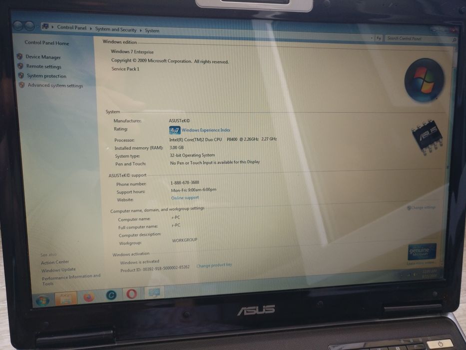 Laptop Asus  M51V
