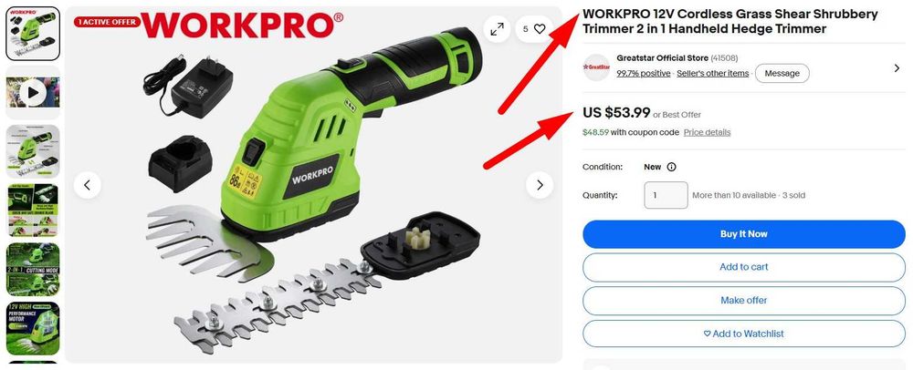 Trimmer 2 in 1 Gard Viu si Iarba, cu Acumulator, NOU