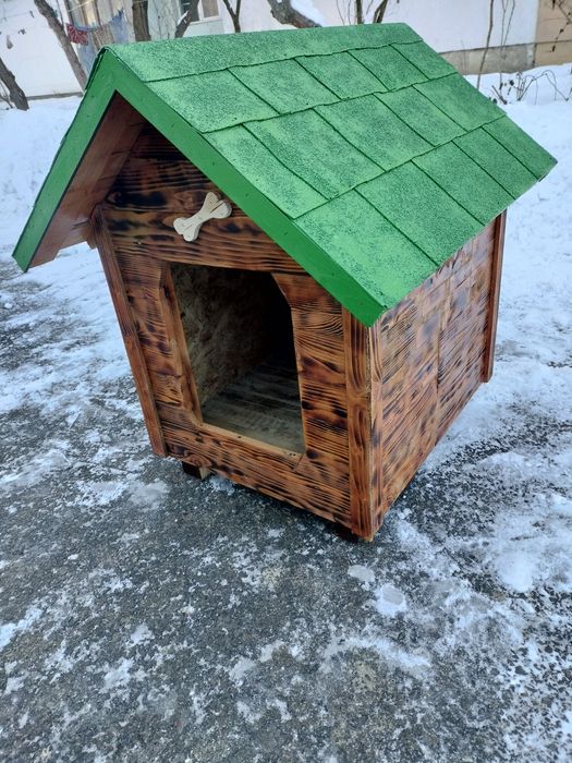 Vind cușcă cîine mare interior OSB exterior scîndură