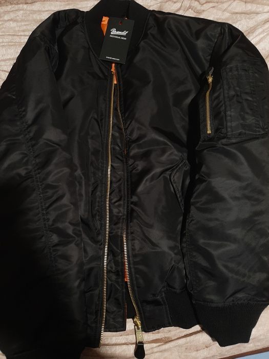 Мъжко бомбер яке Brandit MA1 – черно, размер M, ново с етикет