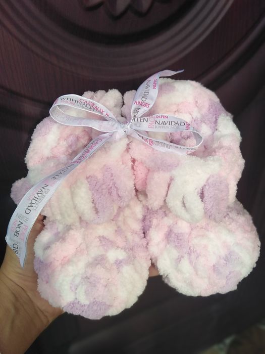 Топли и пухкави домашни боти, изплетени с пръсти!