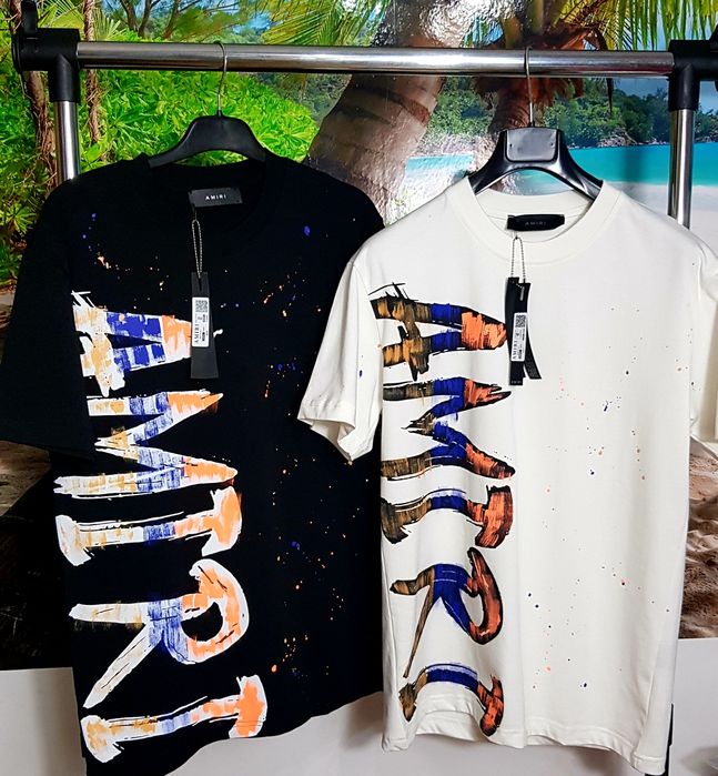 Tricou premium Amiri top Quality STOC LIMITAT!