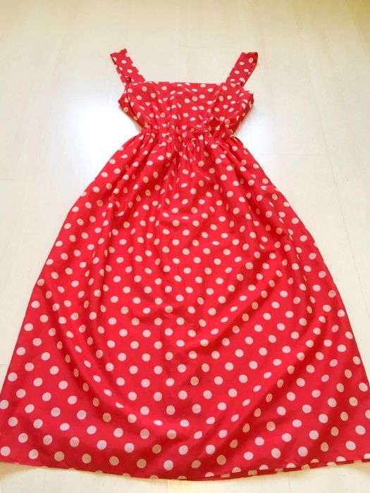 Rochie retro din bumbac și mătase, măsura 38