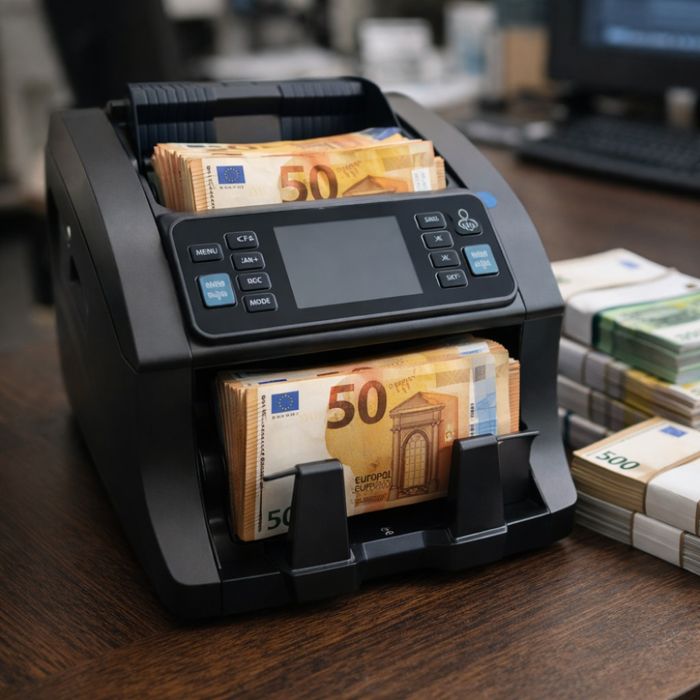 Машина за броене на пари с детекция за фалшиви банкноти STS AL-N66