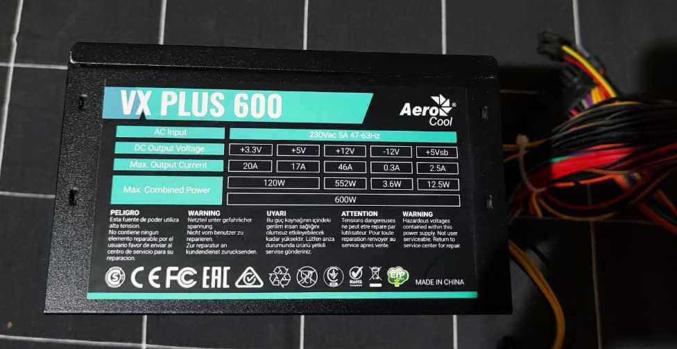 Продаю - Блок питания ATX AeroCool