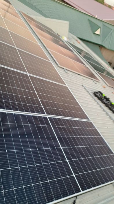 Установка Солночный панель + сантехника