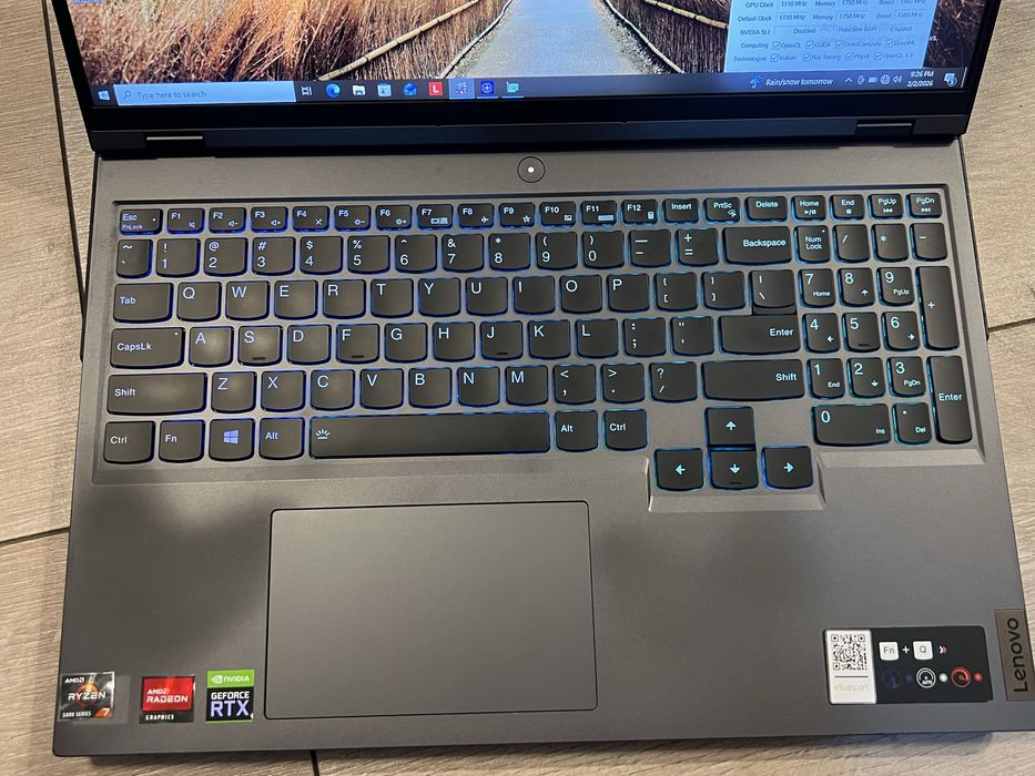 Laptop Gaming Lenovo Legion 5 PRO Ryzen 7 5800 RTX 3070 165Hz WQHD 16g