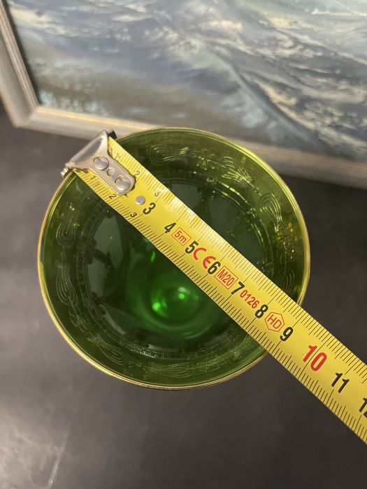 Колекционерска чаша за шампанско-Medici Green Fluted