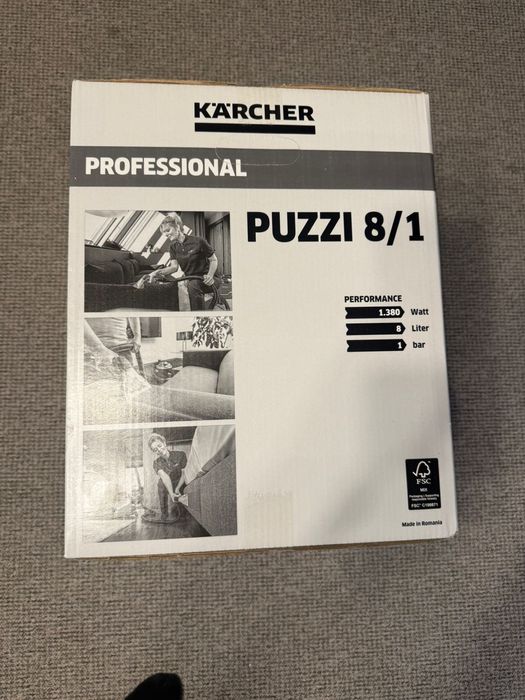 Aspirator profesional KARCHER Puzzi 8/1 Sigilat