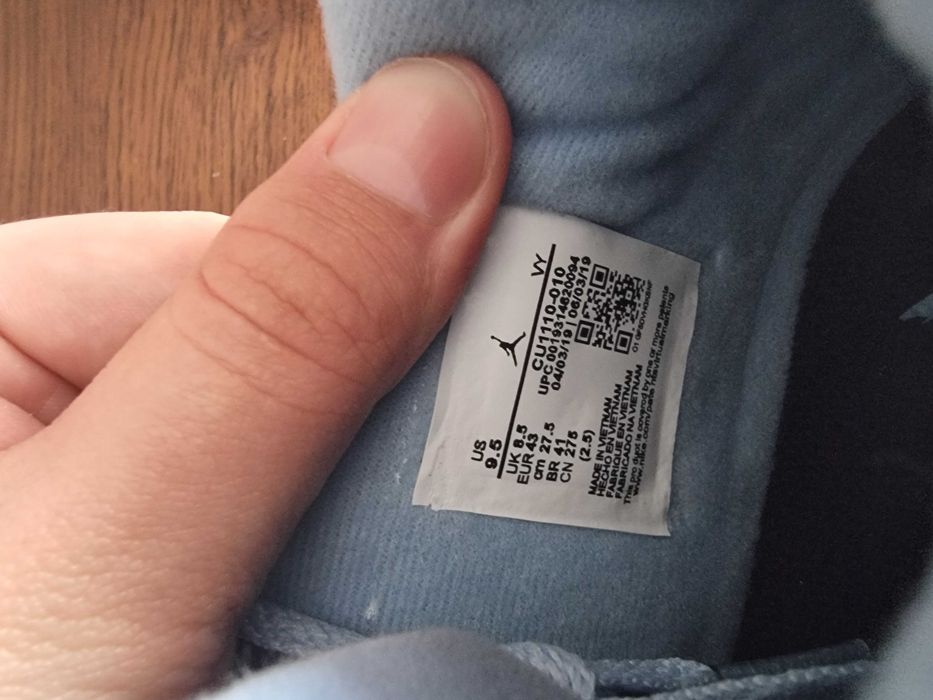 Jordan 4 university blue 43